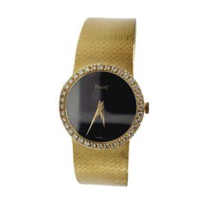 Piaget 18K Yellow Gold and Diamond Watch